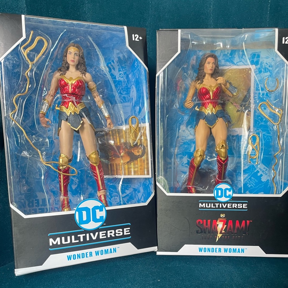 Wonder Woman action figure 2 figure lot. Shazam WW84